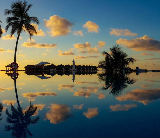 Maldive tramonto 