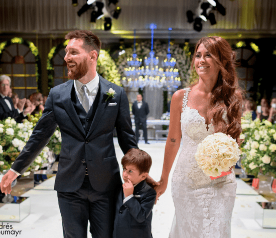 Matrimonio Antonela Roccuzzo e Lionel Messi