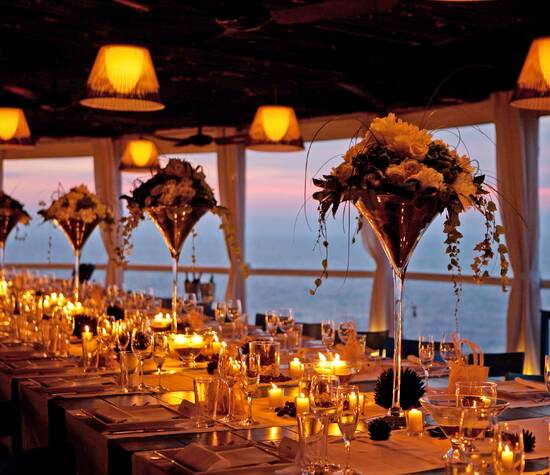 Il Riccio Beach Club wedding set up