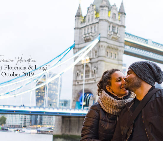 Florencia & Luigi Engagement in Londra