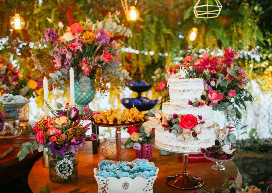 Matrimonio multicolor: ecco delle decorazioni allegre ma senza eccessi!