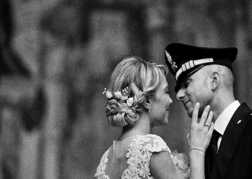 La pellicola fotografica con i momenti più belli delle nozze di Aurora e Raffaele