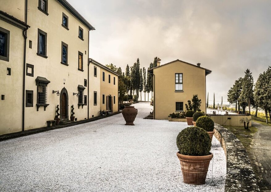 Villa Petriolo, una location sospesa tra passato e futuro per le vostre nozze senza tempo!