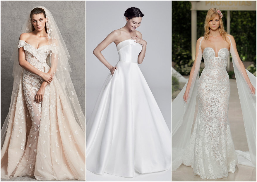 Gli 8 tipi di bianco dell'abito da sposa: sai distinguerli?