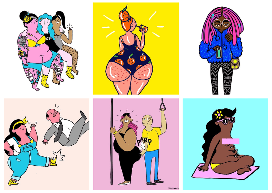 Le 20 illustrazioni che rappresentano tutte le donne del mondo