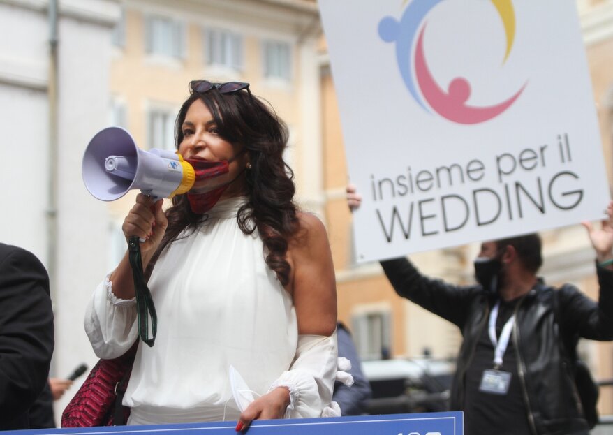 Il Comparto matrimoni alza la voce! Manifestazione il 6 Maggio a Roma, per chiedere delle risposte immediate.