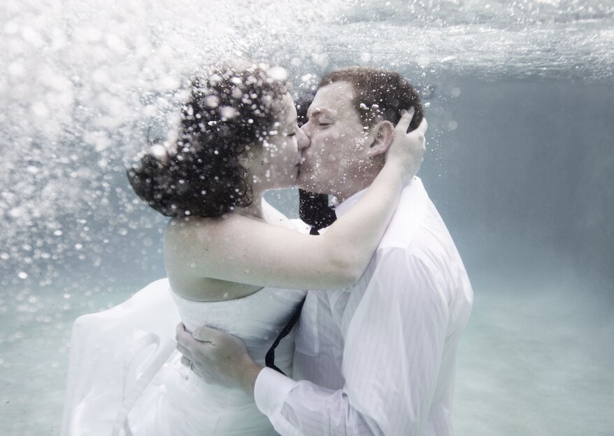 Il matrimonio sott'acqua sbarca in Italia: la parola al team di Tiffany Eventi