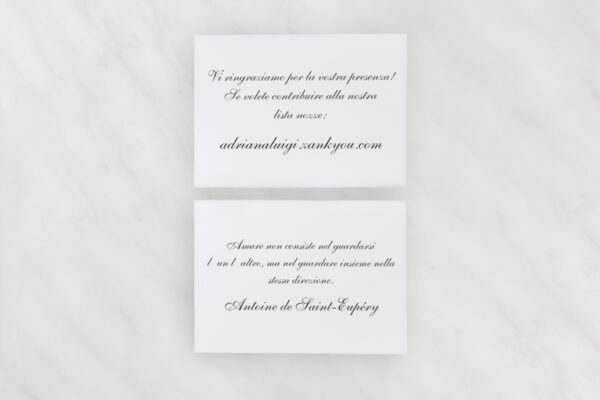 Cancelleria per Matrimoni Wedding Card Diane Sun