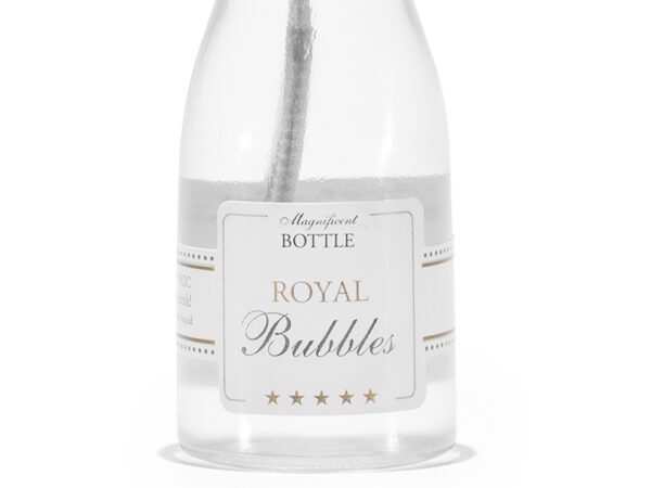Addobbi Matrimonio Bottiglia di Champagne bolle di sapone: 24 unità