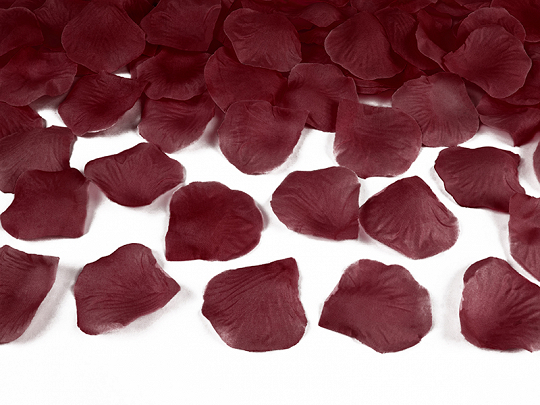Addobbi Matrimonio Petali di panno rosso intenso: 100 pezzi.