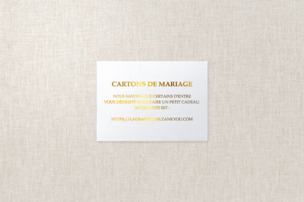 Cancelleria per Matrimoni Wedding Card Delia Star