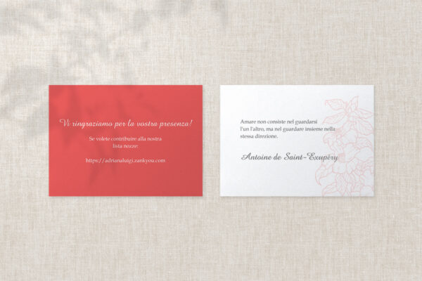 Cancelleria per Matrimoni Wedding Card Elisa Star